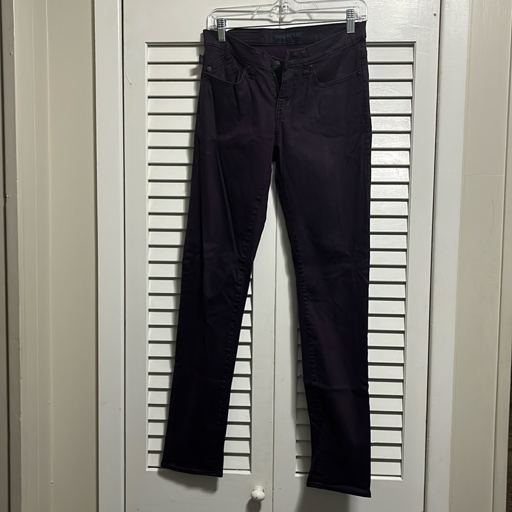 Unique Rock & Republic purple jeans with embellishments ! Berlin style size 6 M